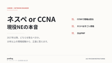 ネスペとCCNAを比較する記事のアイキャッチ画像