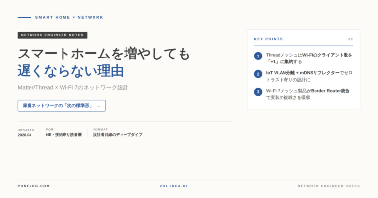スマートホームを増やしても遅くならない理由のアイキャッチ画像