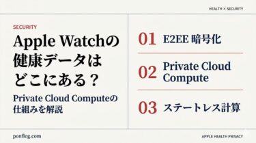 Apple Watchの健康データはどこにある？Private Cloud Computeの仕組みを解説