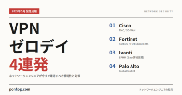 VPNゼロデイ4連発記事のアイキャッチ画像