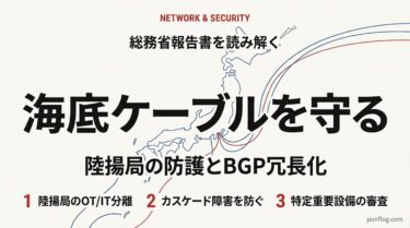 海底ケーブル防護報告書解説のアイキャッチ画像