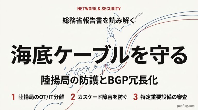 海底ケーブル防護報告書解説のアイキャッチ画像